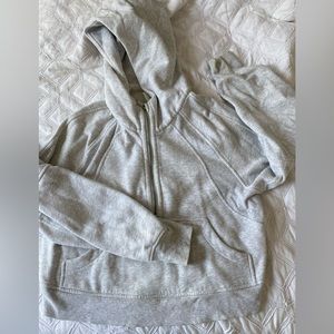LULULEMON Half Zip Scuba Hoodie Color “Heathered Core Ultra Light Grey” XS/S